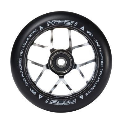 Fasen Scooters Jet Wheel Pair - 110mm - Chrome