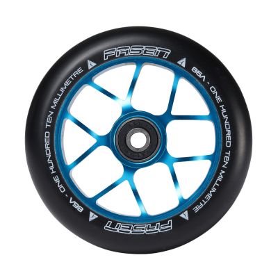 Fasen Scooters Jet Wheel Pair - 110mm - Teal