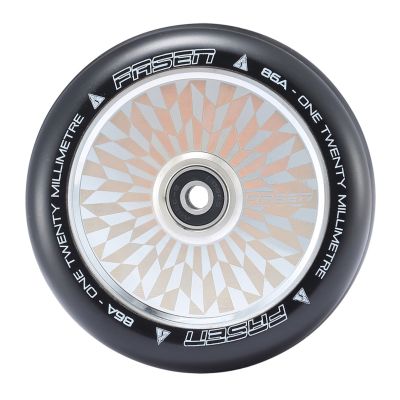 Fasen Scooters Hypno Hollowcore Wheel Pair - 120mm - Off Set Chrome