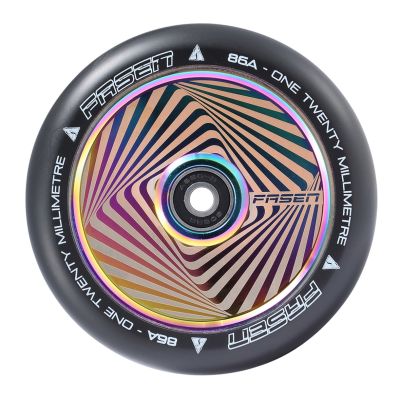 Fasen Scooters Hypno Hollowcore Wheel Pair - 120mm - Square Oil Slick