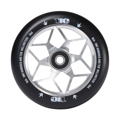 Blunt Envy Diamond Scooter Wheel Pair - 110mm x 24mm - Silver Black