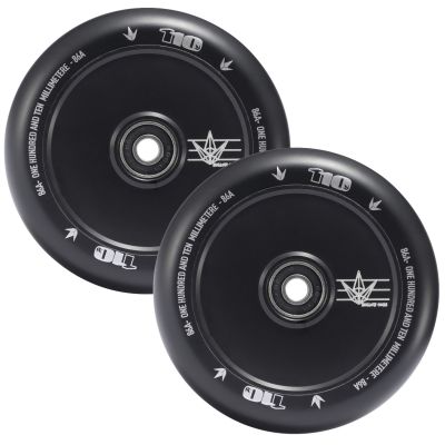 Blunt Envy Hollow Core Scooter Wheel Pair - 110mm x 24mm Black