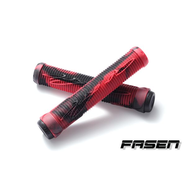 Fasen Scooter Handlebar Grips - Red/Black