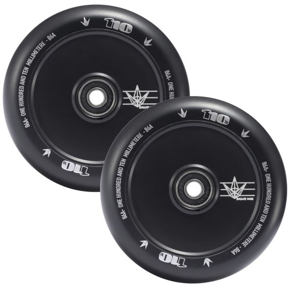 Blunt Envy Hollow Core Scooter Wheel Pair - 110mm x 24mm Black