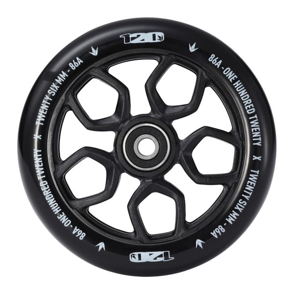 Blunt Envy Lambo Scooter Wheel Pair - 120mm x 26mm - Black