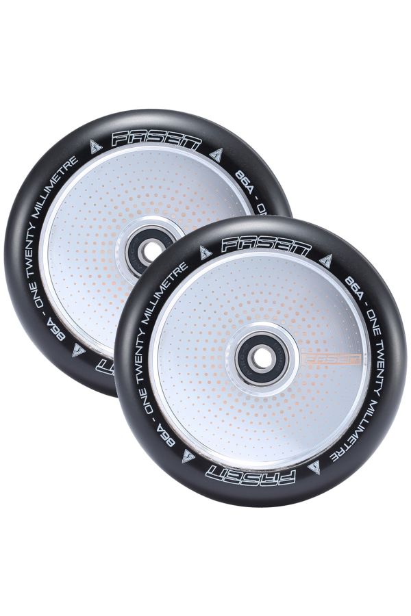 Fasen Scooters Hypno Hollowcore Wheel Pair - 120mm - Dot Chrome